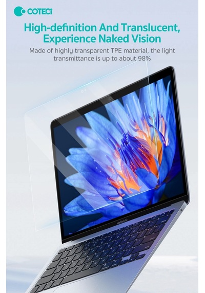 Özel Seri Ofis Çalışma Tabaka Coteci Apple MacBook Uyumlu Air 15.3 Bilgisayar Koruyucu Film A2941