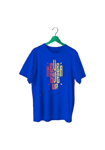 Bluu Ngup-X Sporcu T-Shirt Bisiklet Yaka (532939543)