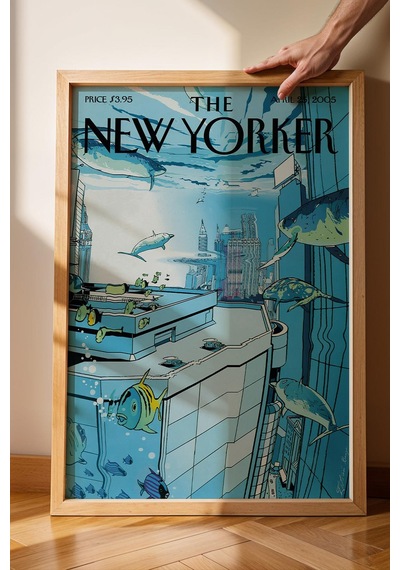 The New Yorker Çerçeveli Tablo April 25 2005