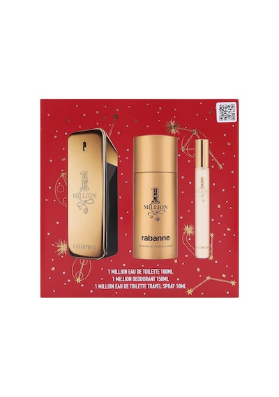 Rabanne 1 Million Edt 100 Ml + Edt 10 Ml + 150 Ml Deospray Erkek Parfüm Seti Odunsu