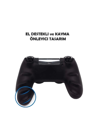 Ps5 Dualsense Futbol Takımı Temalı Koruyucu Silikon Kılıf + Analog Silikon Koruyucu Juventus