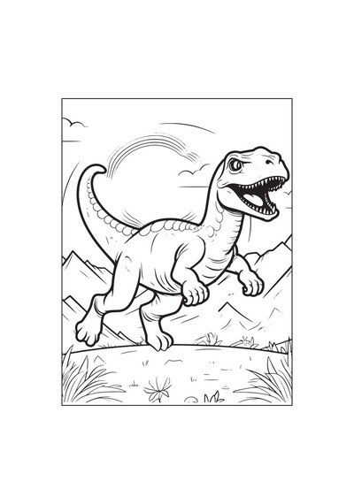 Sevimli Dinozorlar Boyama Kitabı 50 Süper Dinozor
