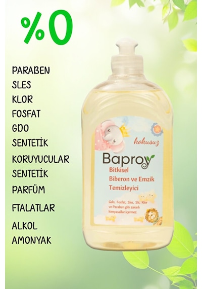 Baproy Bebek Yumuşatıcı + Biberon Temizleyici + Çamaşır Detarjanı