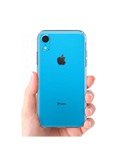Apple Uyumlu iPhone Xr Kilif Seffaf Silikon Kamera Korumali 3D Tipali 390785808