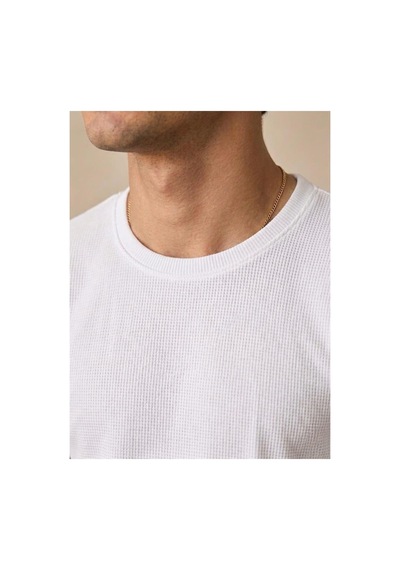 Regata Erkek/unisex Desenli Bisiklet Yaka Basic T-shirt Beyaz