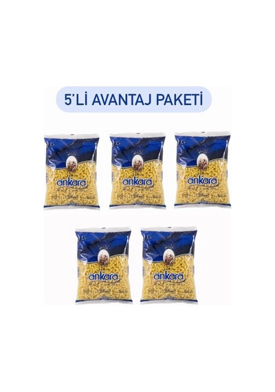 Nuh'un Ankara Burgu Makarna 500gr X 5'Li Set