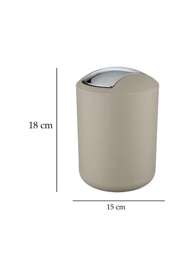 2'li Çöp Kovası Bej Brasil Model 18 X 15 - 31 X 19,5