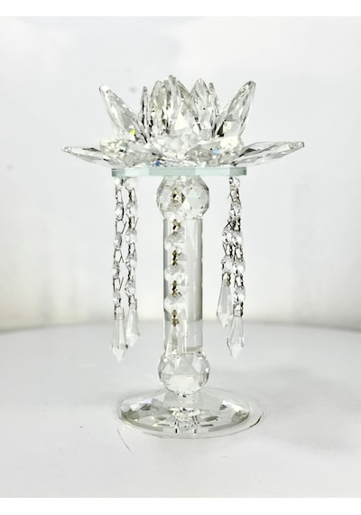 Biev Kristal Mumluk 25 Cm ŞEFFAF