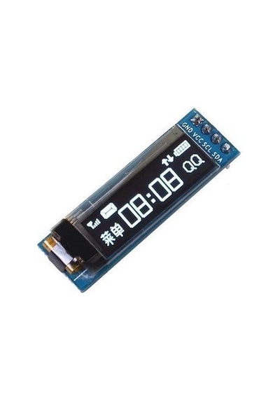 Elektronikport-128X32 Oled Lcd Ekran 0.91 Inch Ssd1306 (Arduino Uyumlu)