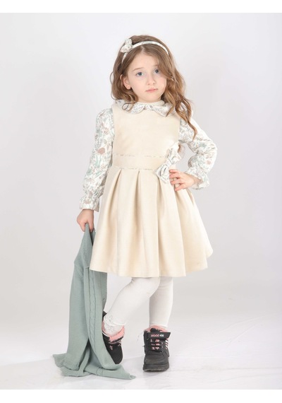 Xo Kids Kız Çocuk Elbise 1-5 Yaş 4828 Mint