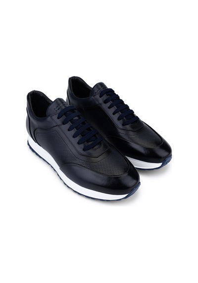 Tamer Tanca Erkek Hakiki Deri Lacivert Sneakers & Spor Ayakkabı 771 8586 Erk Ayk Y26 Lacı Dr