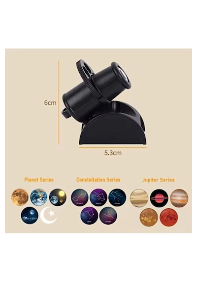 Anycast Yıldızlı Gece Proje Lambası 15 Sahne Hd Led Yıldız Projektör Usb Şarjlı Ay Gezegen Dünya Takımyıldız Projeksiyon Gece Lambası Dekoratif Masa Lambası 15 Film Diskli Salon Yatak Odası Aydınlatma