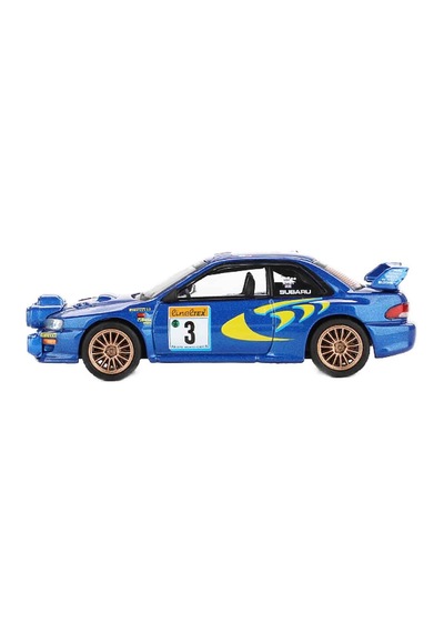 Mini Gt 1:64 Subaru Impreza Wrc98 1998 Rally Monte-carlo 3rd Place Mavi