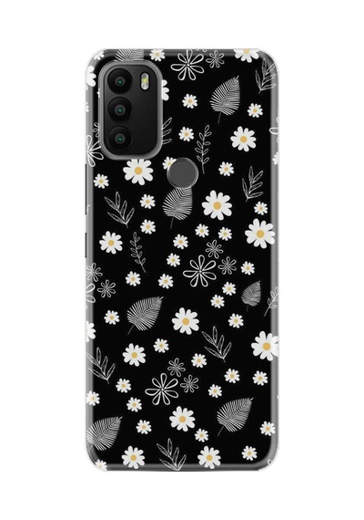 General Mobile Gm 21 Plus Kılıf Boutique Baskılı Resimli Papatyalar Ve Yaprak Pcode -078