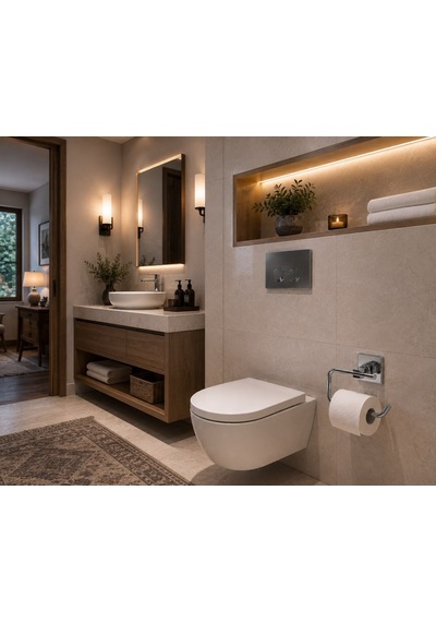 Angled Wc Kağıtlık Acar Zr5901 000 Açık Krem