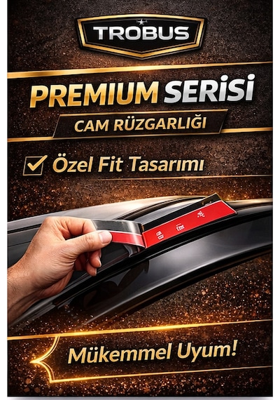 Mercedes W201 190 Serisi 1991 Siyah Cam Rüzgarlığı 4'lü