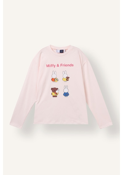 Defacto Miffy Lisanslı Ekose Desenli 2li Pijama Takımı Kız Çocuk I3891a826aupn435 Pembe-pn435