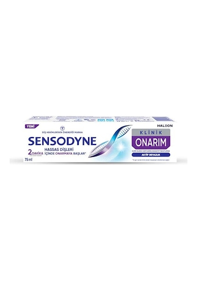 Sensodyne Dıs Macunu Klınık Onarım Aktıf Beyazlık 75 Ml Günlük Koruma