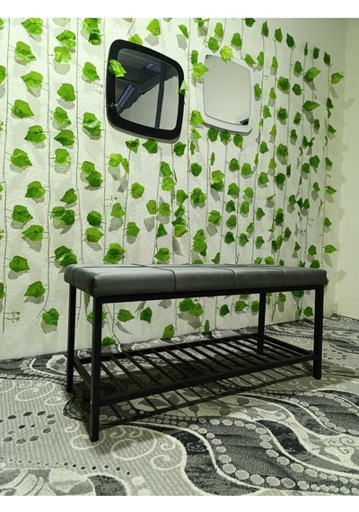 Özcan Metal Metal Ayaklı Raflı Bench Puf Bank Antre Mutfak Salon Yatak Odası Puf Bank 105 40 Gri Özcan Metal Metal Ayaklı Raflı Bench Puf Bank Antre Mutfak Salon Yatak Odası Puf Bank 105 40 Gri