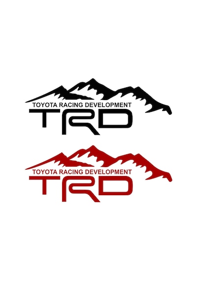 Trd Toyota Sticker Araba Oto Sticker Toyota Racing Sticker