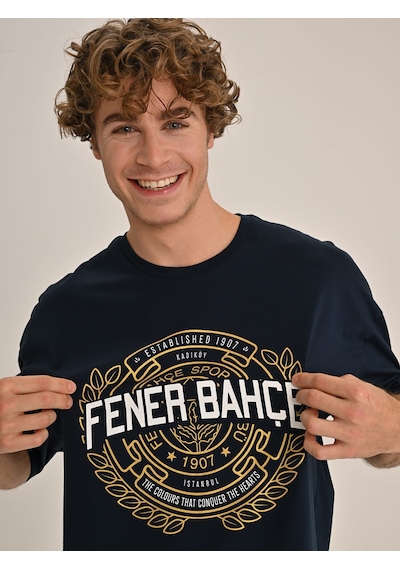 Fenerium Erkek Kolej Gold Çelenk Tshırt Fb Laci Yeni