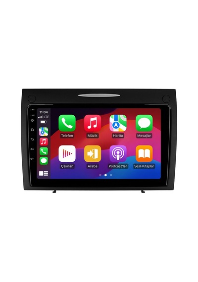 Mercedes Slk Android Multimedya 2004-2010 Carplay Android Auto Navigasyon Kameralı 4gb Ram 32gb 9"
