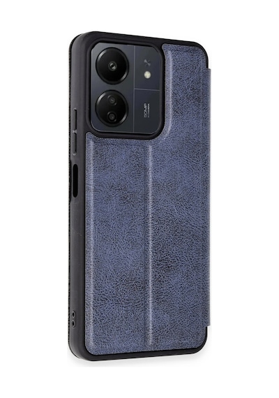 Ilkeshop Newface Xiaomi Redmi 13c Kılıf Flip Cover - Lacivert