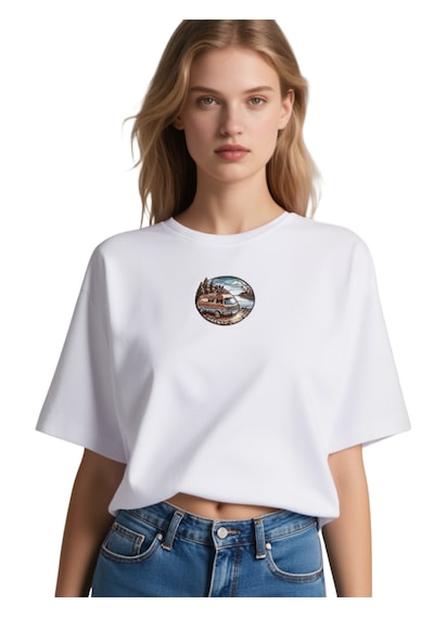 Ogc Karavan Oversize Unisex T-shirt Beyaz