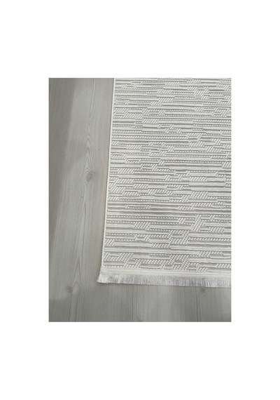 Denf Home İskandinav Sisal Loop Yumuşak Doku Özel Kesim Modern Salon Koridor Oturma Mutfak Halısı Kilim Yolluk Krem - Krem