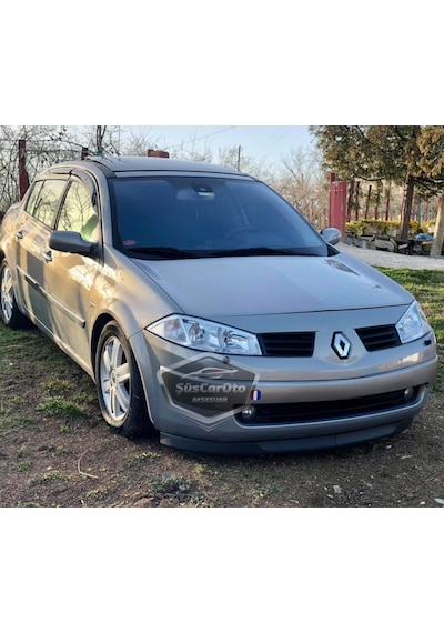 Renault Megane 2 2003-2008 Uyumlu Üniversal Astra H Lip Esnek Ön Lip 2 Parça Tampon Altı Dil Karlık Ön Ek 00 Şüscaroto Aksesuar