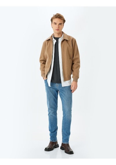Koton Slim Fit Kot Pantolon - Brad Jean Açık İndigo 5wam40101ıd Açık İndigo Koton Slim Fit Kot Pantolon - Brad Jean Açık İndigo 5wam40101ıd Açık İndigo