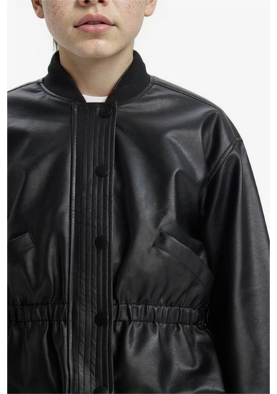 Defacto Kız Çocuk Kolej Yaka Bomber Mont F8744a826spbk27 Siyah-bk27