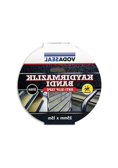 Kaydırmaz Bant, 25mm X 15m, Siyah, Çok Amaçlı Kullanım