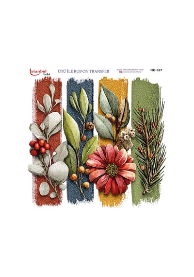 Ütü İle Rub On Transfer Kağıdı 30x30cm Rb-897