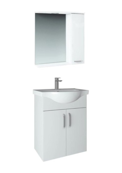 Duru 55 Cm Banyo Dolabı Beyaz Çok Renkli Duru 55 Cm Banyo Dolabı Beyaz Çok Renkli