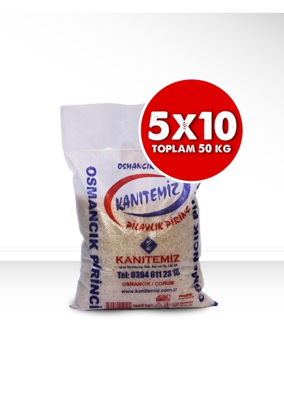 Yeni Mahsul Osmancık Pirinci 10x5