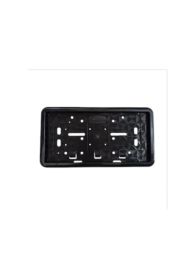 Çerçeveli Motosiklet Plakalık Plaka Altlığı Siyah 26x17cm 1 Adet
