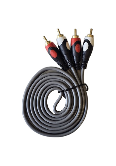2 Rca 2 Rca Stereo Ses Kablosu 1.5m Amfi Tv Hoparlör Ses Sistemi Bağlantı Kablosu