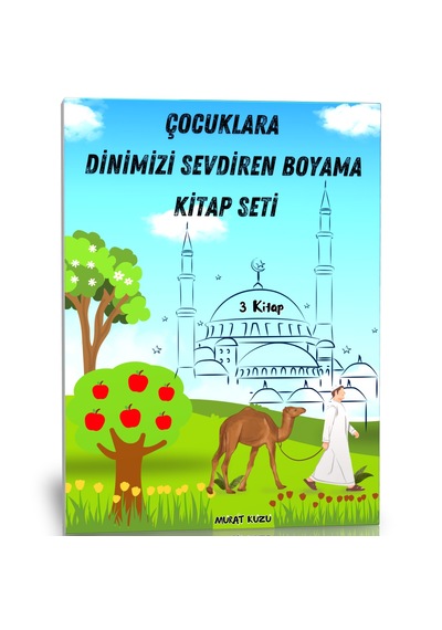 Çocuklara Dinimizi Sevdiren Boyama Kitap Seti 3 Kitap