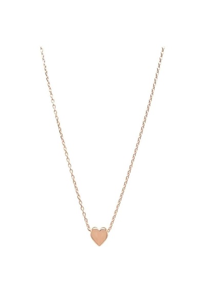 Lunarie Minimal Kalp Kolye Rose Gold Kararmaz Çelik Zarif Günlük Altın