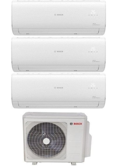 Bosch A++ 36000 BTU 1 Dış + 3 İç Ünite 12000 + 12000 + 12000 BTU Multi Split Inverter Klima