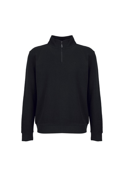 Mustang Antrasit Erkek Fermuarlı Basic Nakışlı Sweatshirt M6wm-swt1591