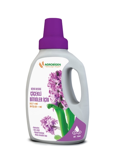 Agrobigen Çiçekli Bitkiler için Bitki Besini 750 ML Sıvı - 1 Adet