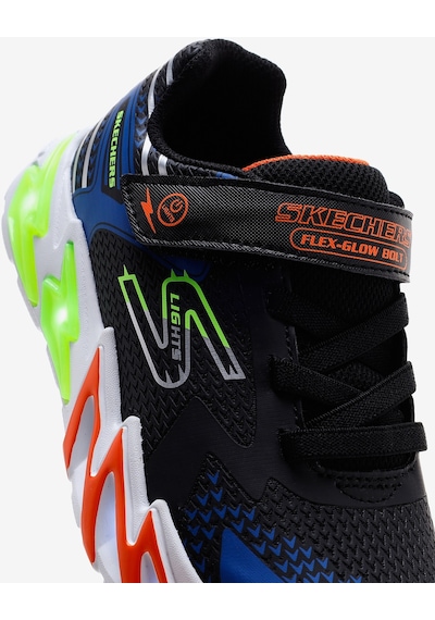 Skechers Flex - Glow Bolt Büyük Erkek Çocuk Siyah Işıklı Spor Ayakkabı 400138l Bkbl Siyah Skechers Flex - Glow Bolt Büyük Erkek Çocuk Siyah Işıklı Spor Ayakkabı 400138l Bkbl Siyah