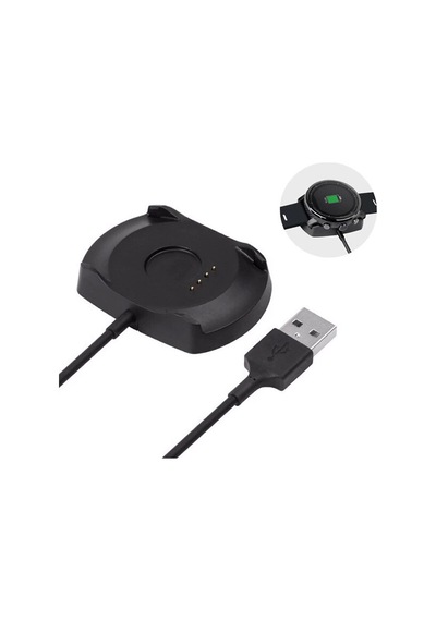 Ally Amazfit 2,2S Stratos A1609 Akıllı Saat Için Şarj Kablosu-Siyah