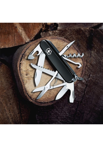 Victorinox 1.3713.3 Huntsman Kamp  Çakı Siyah