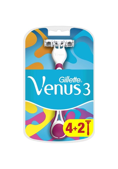 Lexroo Venus Tek Kullanımlık Kadın Tıraş Makinesi, 6 Tıraş Makinesi, 3 Kat Bıçak Ağzı İle