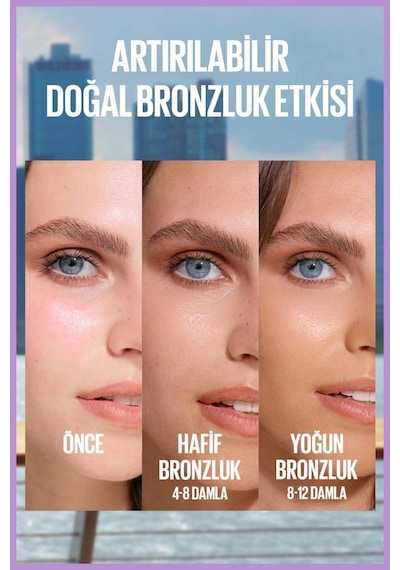 Maybelline New York Summer Shot Uzun Süre Kalıcı Bronzlaştırıcı Etkili Damla 30 ML