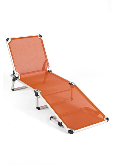 Missidea Alüminyum Katlanır Ve Taşınır Şezlong Orange Turuncu