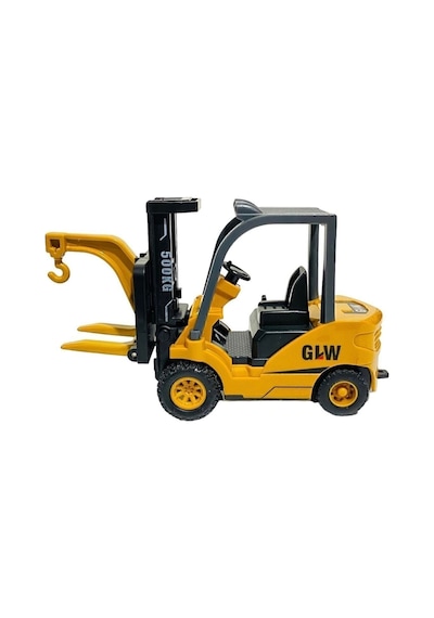 Oyuncak İş Makinaları Forklift Kepçe Buldozer 3lü Metal Set